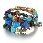 Fashion Jewelry Blue Stone Stylish Bracelet for Women & Girls