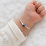 Firstpeach Evil Eye Black Nazariya Bracelet | Nazar Battu Bangals | Adjustable for Baby Boys & Girls (Newborn to 6 Years) - Image 2